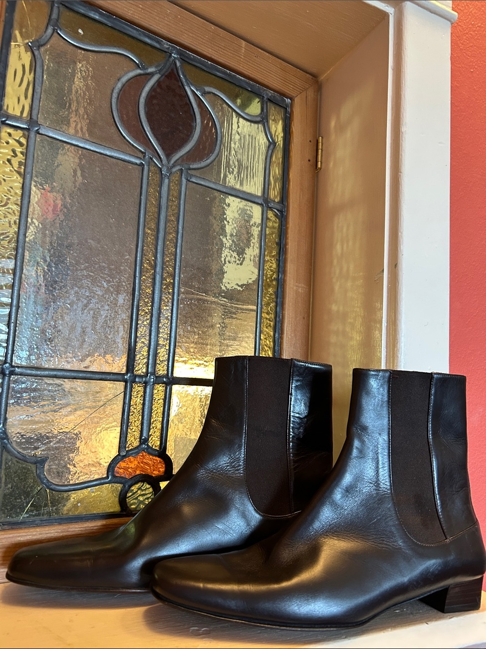 Cole Haan Leather Ankle Boots  Size 7B